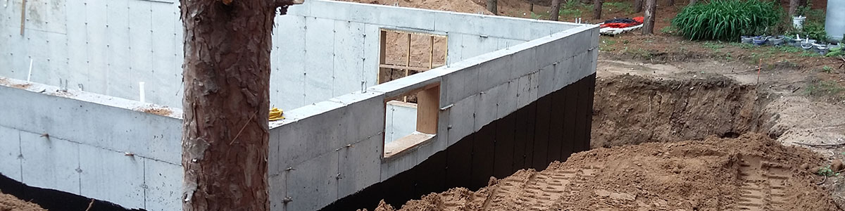 Basement Construction Work